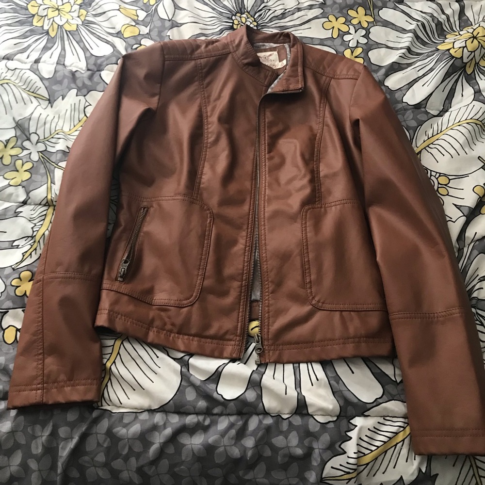 Faux Leather Jacket